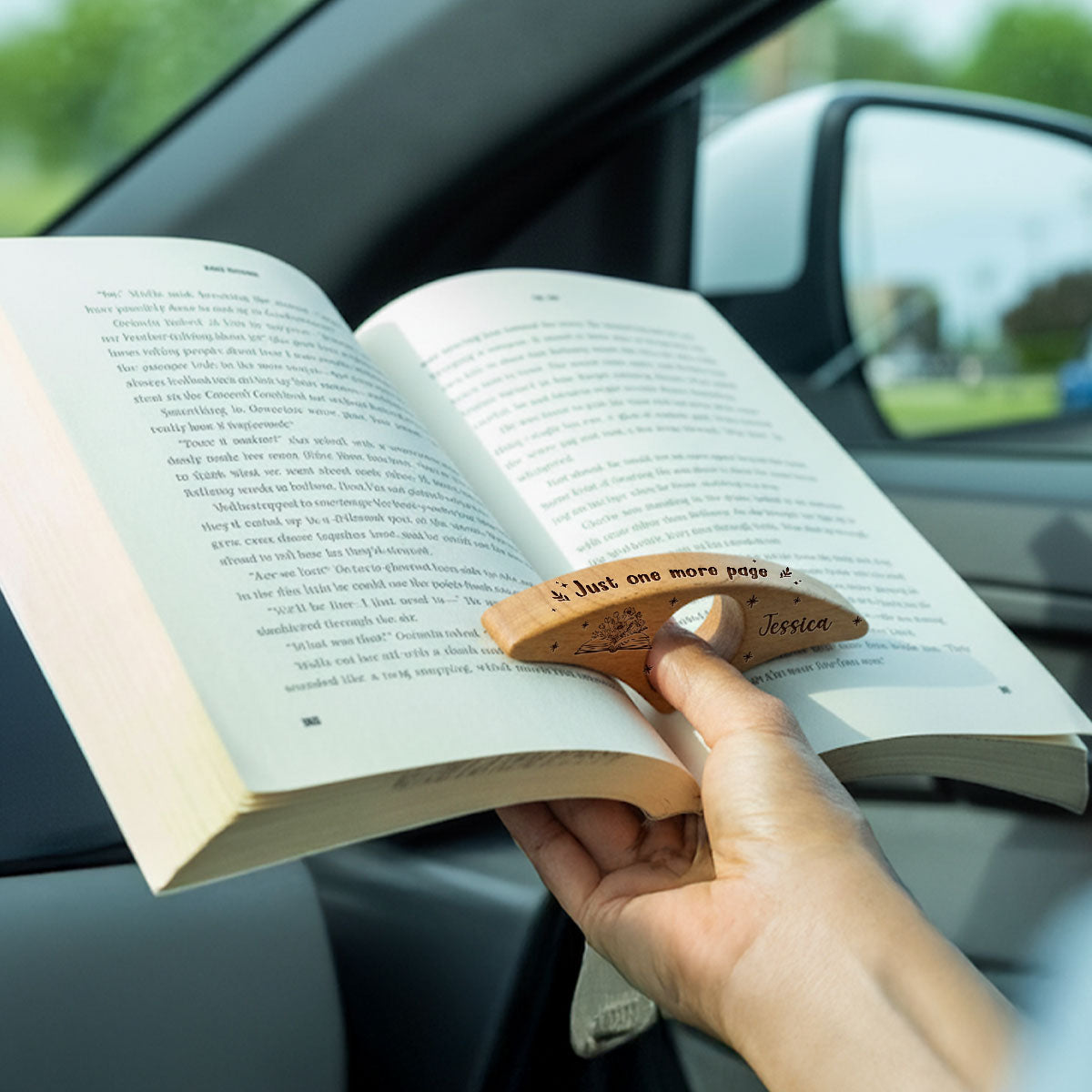 Lezen met één hand, ook onderweg