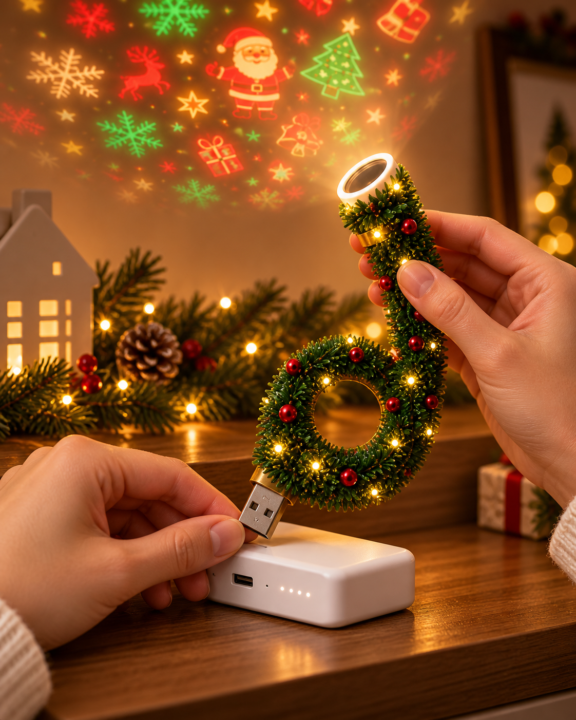 kerstboom projectielamp – direct kerstsfeer in huis