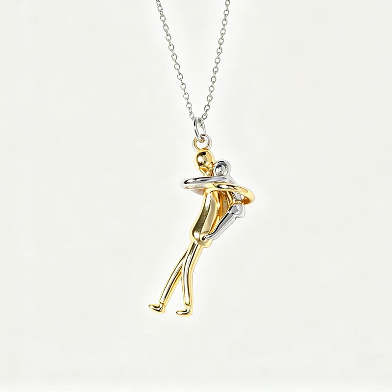 Moeder en kind knuffelketting