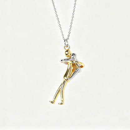 Moeder en kind knuffelketting