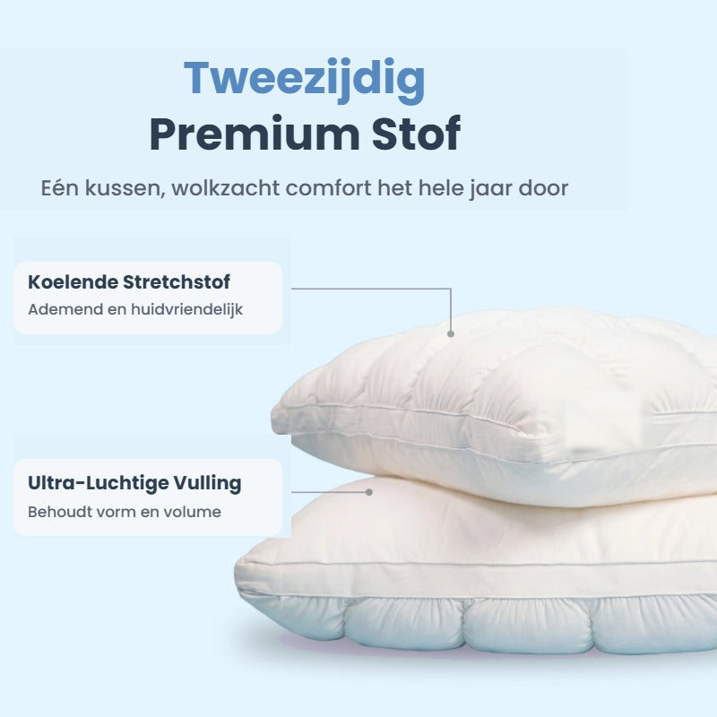 CloudPuff Kussen - tweezijdig premium stof