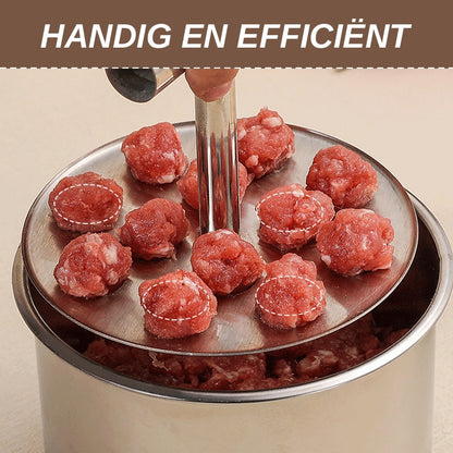 Gehaktballenvormer van Roestvrij Staal voor in de Keuken