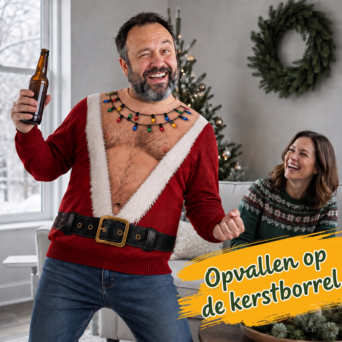 Opvallen op de kerstborrel