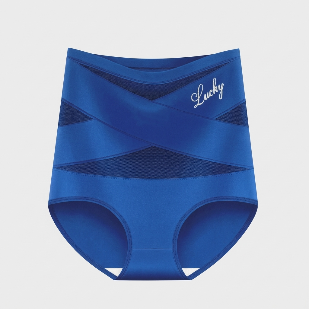 Silhouet premium vormslip in kobaltblauw