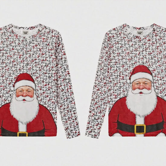 Grappige kerstman kersttrui video