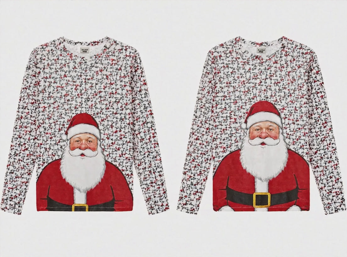 Grappige kerstman kersttrui video