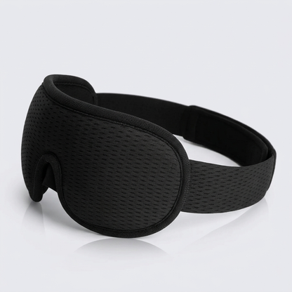 Slaapmasker van opzij met brede elastische band
