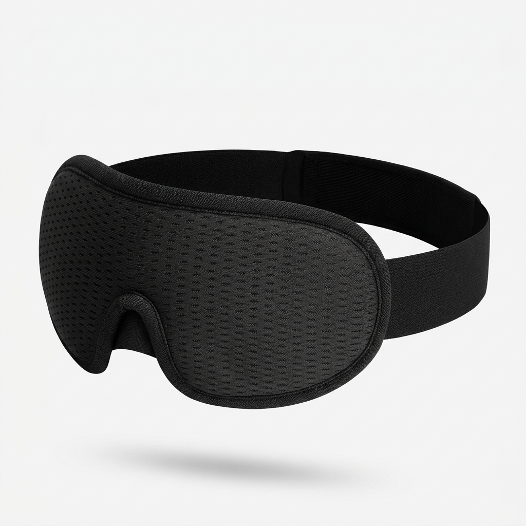 3D slaapmasker in zwart