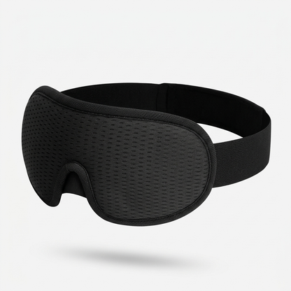3D slaapmasker in zwart